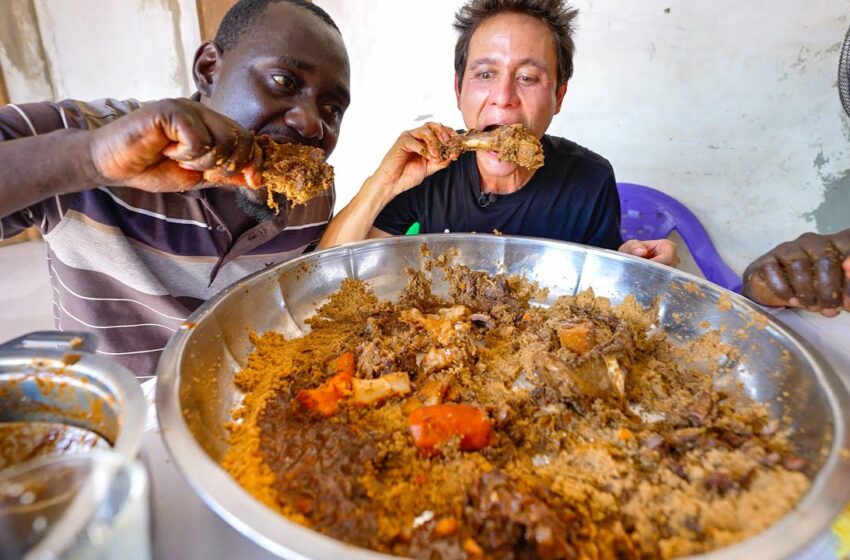  Whole Goat Stew in Africa!! VILLAGE FOOD in Senegal – Best Senegalese Food!!