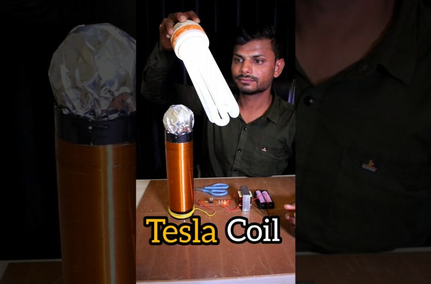  Tesla Coil, New Science Project #shorts #science #technology #trending