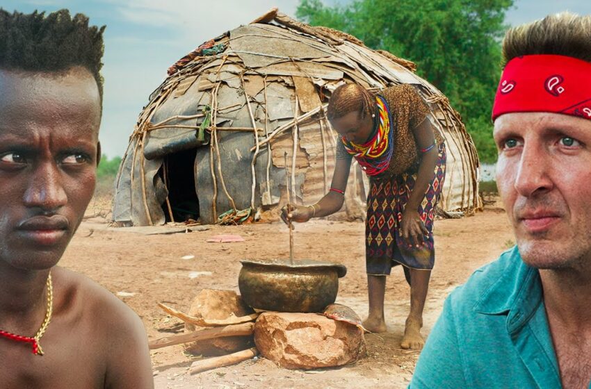  Surviving 24 Hours with Africa's Toughest Tribe!!