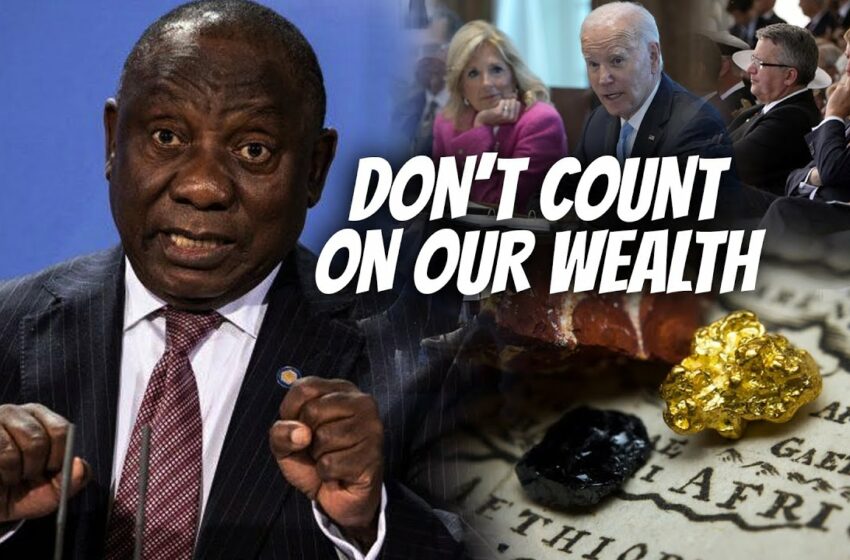  South African President Cyril Ramaphosa Tells The West Don't Count African Resources As Their Wealth