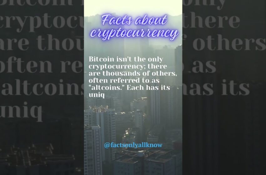  Fact about altcoins galore #crypto #cryptocurrency #cryptoworld #fact #factsonly #onlyfact #altcoins