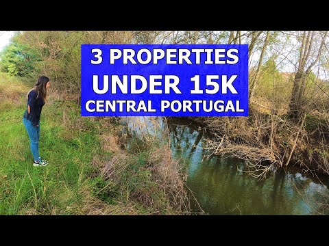  3 PROPERTIES UNDER 15K FOR SALE IN CENTRAL PORTUGAL