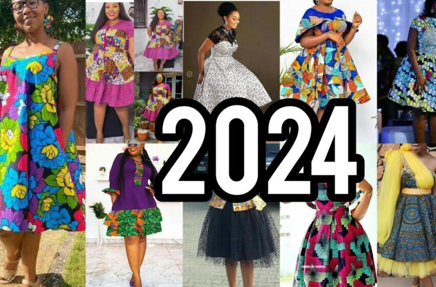  💝🌸 Hottest Ankara short gown styles | African dresses in pagne | Ankara styles 2023 & 2024