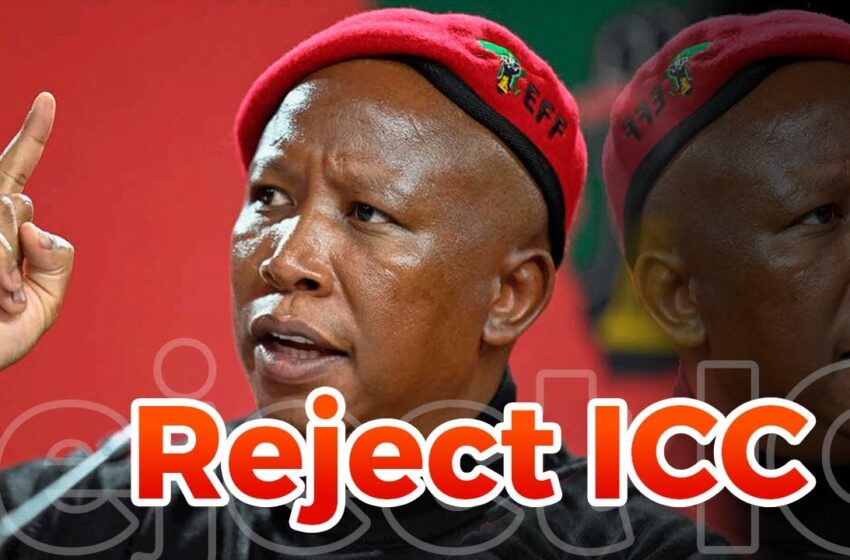  Julius Malema Demands That South Africa Leaves ICC For Being Biased And Imperialist