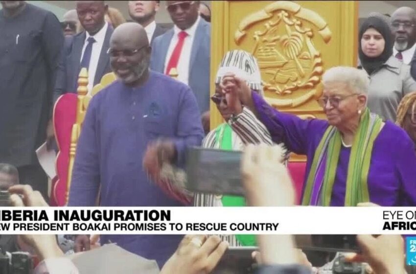  Joseph Boakai sworn in as Liberia's new president • FRANCE 24 English