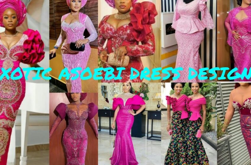  Hottest and flawless asoebi lace styles | Pink lace dress designs | Owanbe lace styles