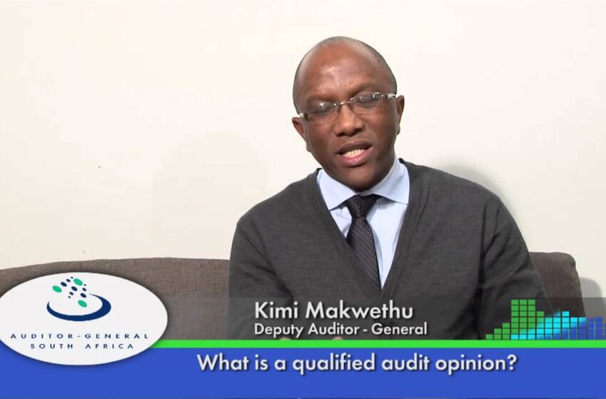  AGSA Part 2   What is a qualified audit opinion?