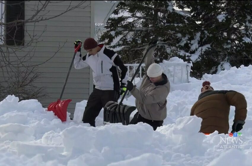  STORM COVERAGE | Cadets brought into help shovel snow from N.S. properties