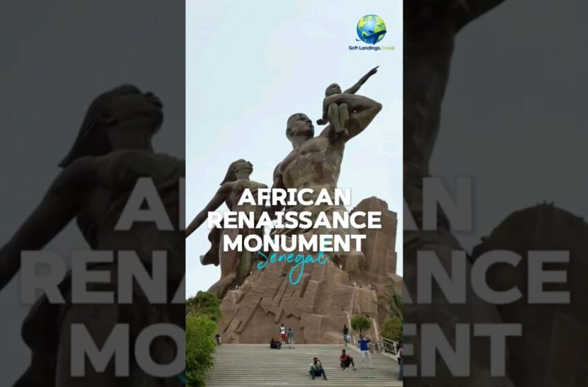  The African Renaissance Monument in Dakar, Senegal 🇸🇳 #visitafrica #africantourism #travel #africa