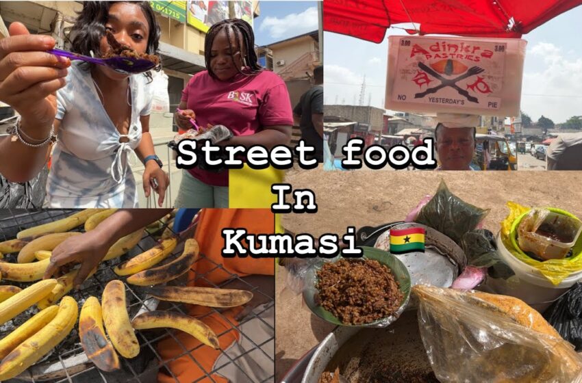  Street food tour in Kumasi, Ghana || West Africa || Vlog
