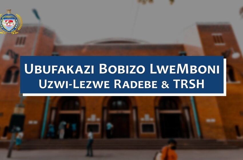  Isambulo Sama-Africa News: Ubufakazi Bobizo LweMboni Uzwi-Lezwe Radebe & TRSH