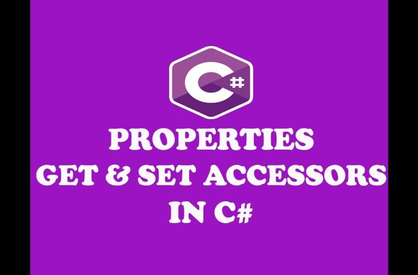  PROPERTIES WITH GET AND SET IN C# (URDU / HINDI)