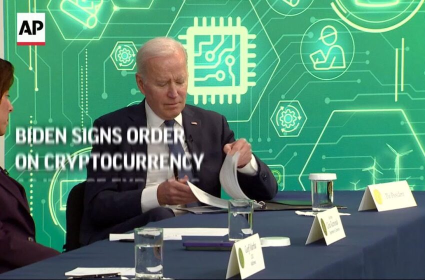  Biden signs executive order on cryptocurrency