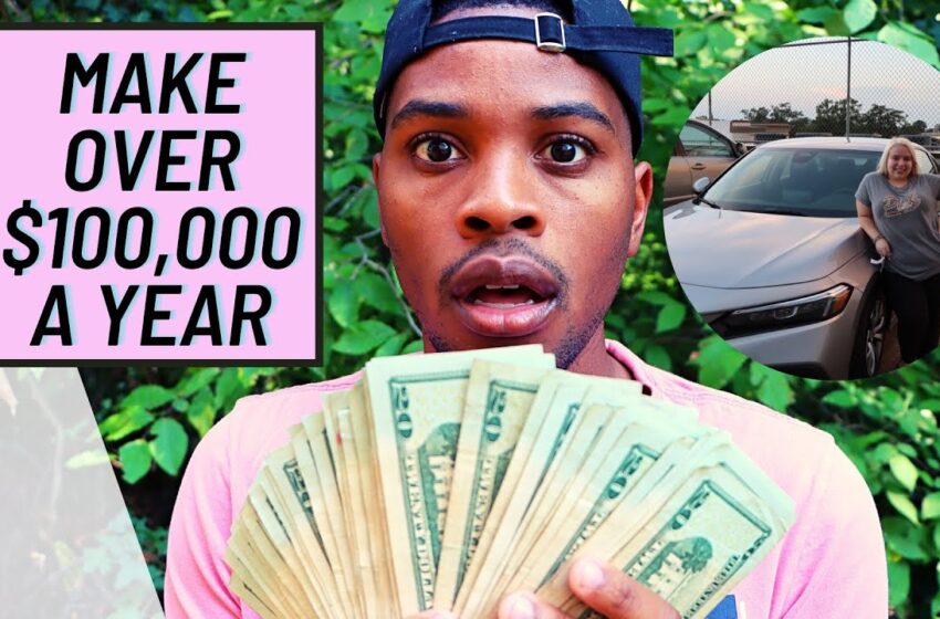  HOW TO MAKE OVER 100K A YEAR SELLING CARS!