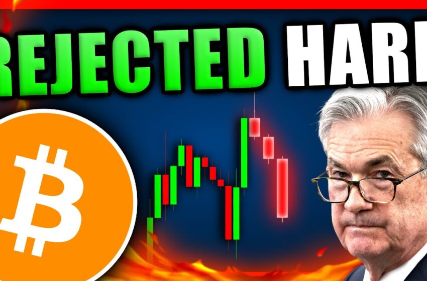  Shock Move: Bitcoin’s Sudden REJECTION Back Down! – Bitcoin Price Prediction Today
