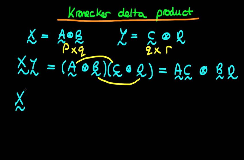  Kronecker Matrix Product – properties