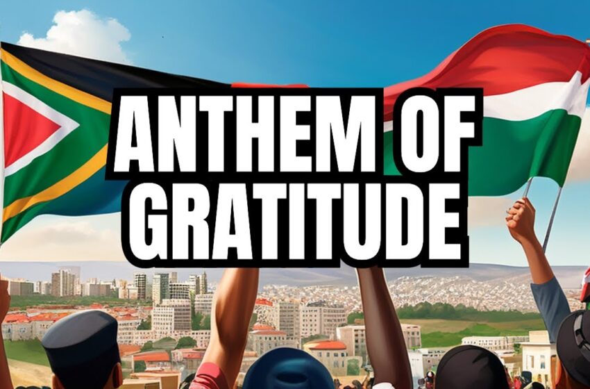  Palestinians Sing South Africa's Anthem as Thanks for Taking Isreal to the Hague