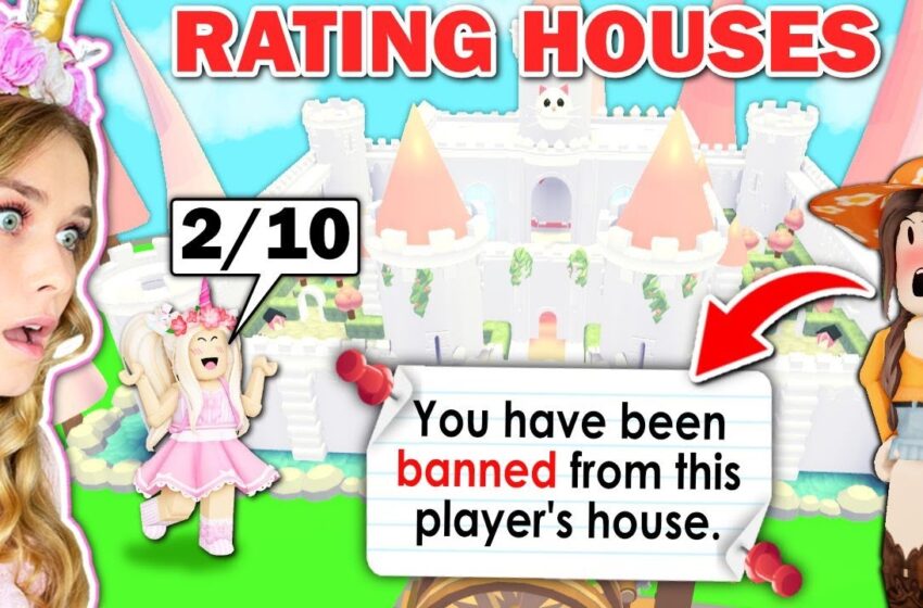  Rating Fans Houses BAD RATING Made Her *HATE ME* In Adopt Me! (Roblox)