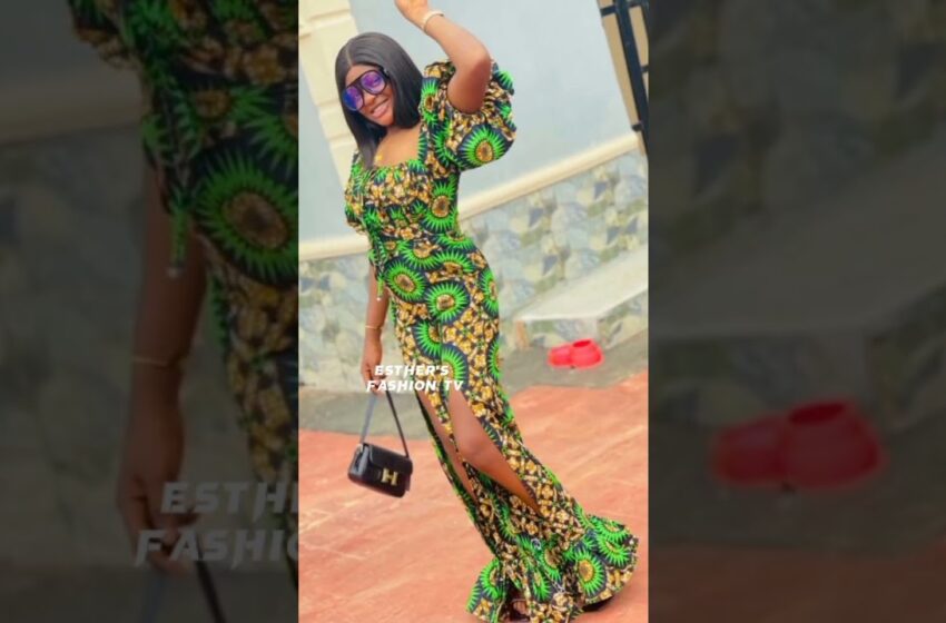  🔥Simple but Elegant Ankara Gowns styles for Ladies😍 #Shorts #short #fashion #africa #goviral #viral