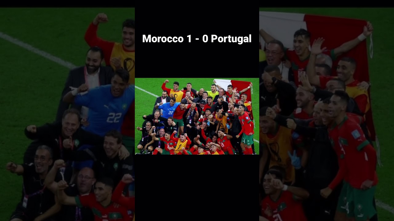 Morocco MAKE HISTORY 🇲🇦 W FOR AFRICA! #shorts #worldcup #football #viral #qatar2022