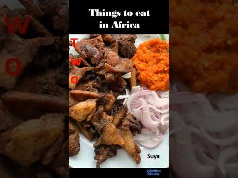  What to eat when you travel to Africa the motherland #food #africa #shorts #travel