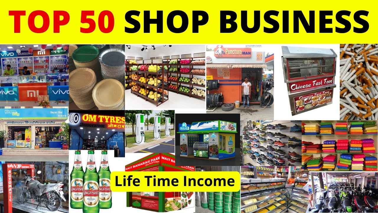 Top 50 Shop Business Ideas In India || New Small Business Ideas In India