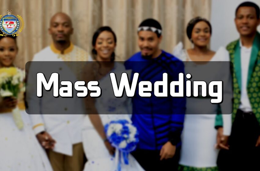  Isambulo Sama-Africa News: Mass Wedding – 3 Couples Wedded By Imboni, Dr. Uzwi-Lezwe Radebe