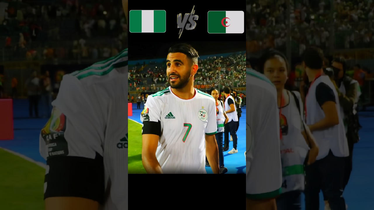 Algeria vs Nigeria | Africa Cup of Nations 🔥 #shorts