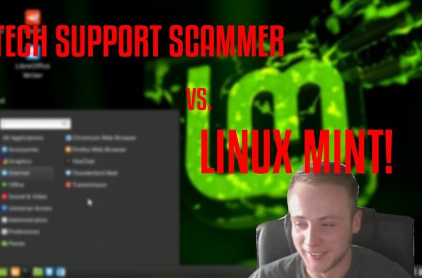  Tech Support Scammer vs Linux Mint