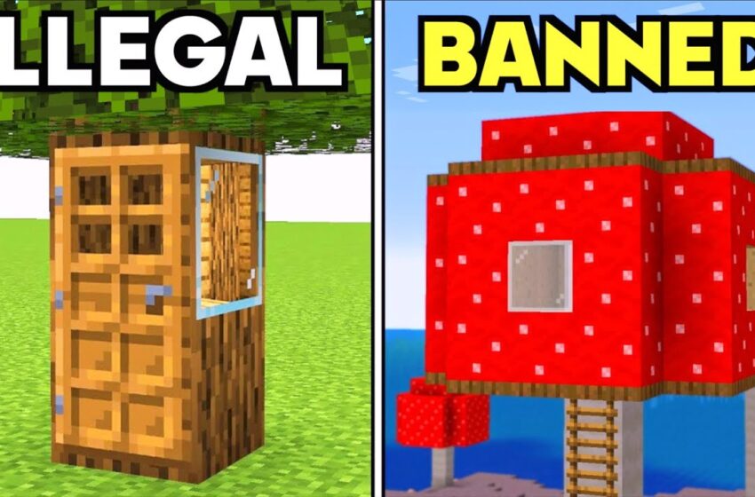  43 Illegal Houses In Minecraft!