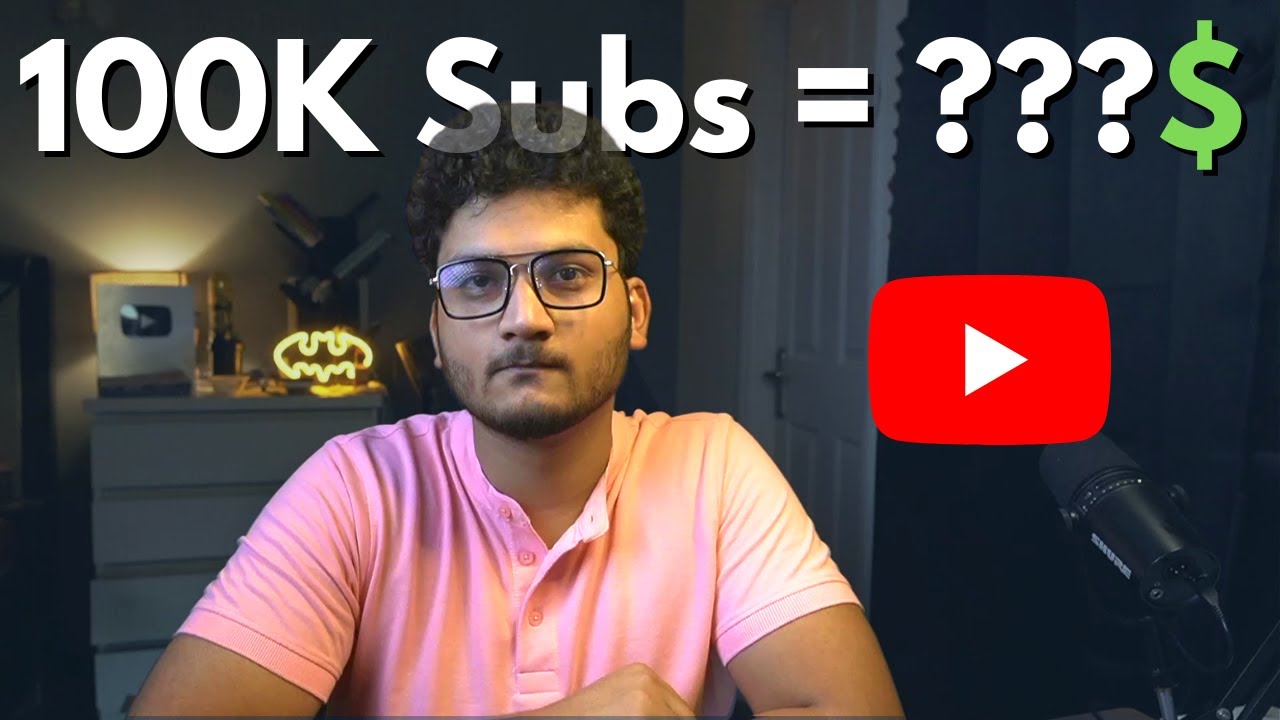 100K Youtube subscribers Equals how much Earning? | My youtube Earnings revealed