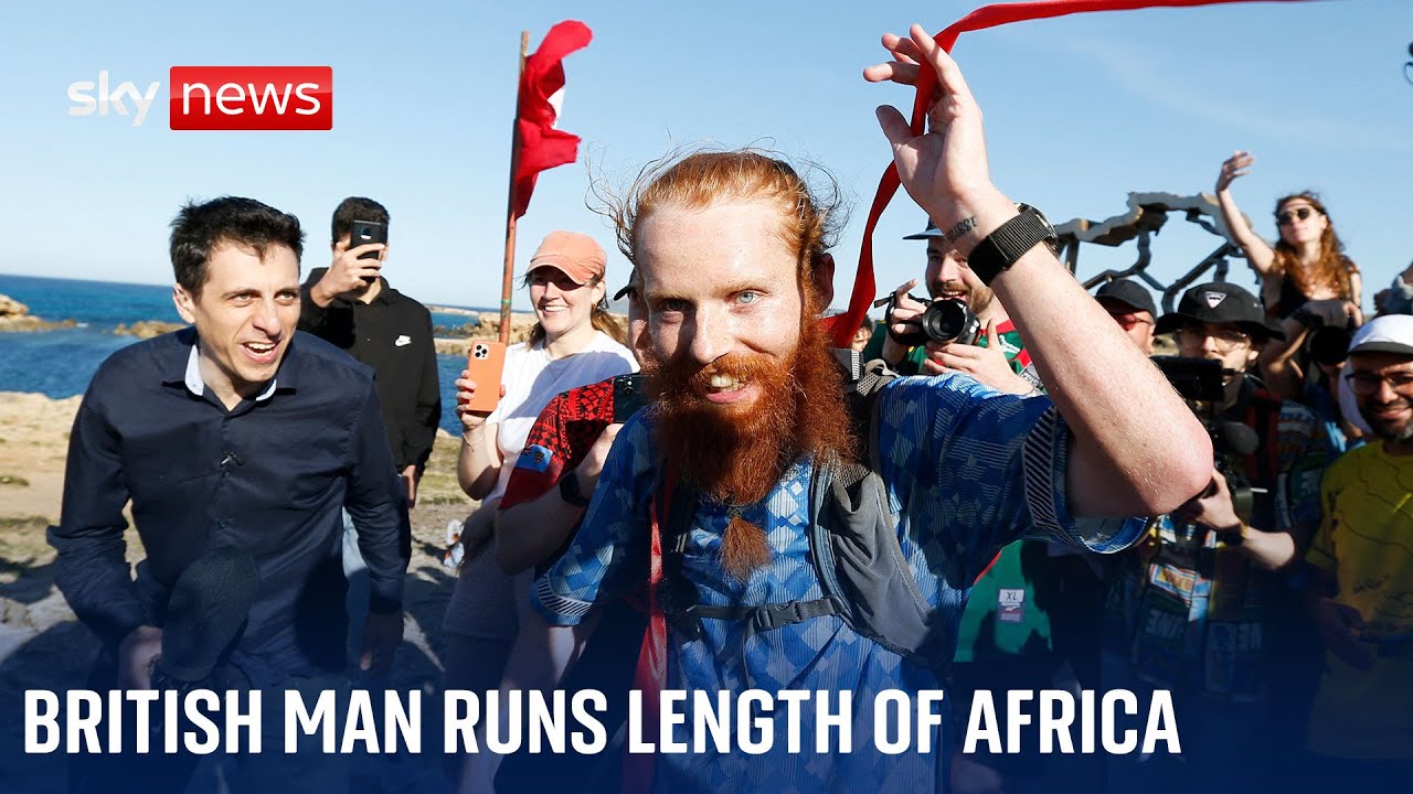 British man Russ Cook runs entire length of Africa