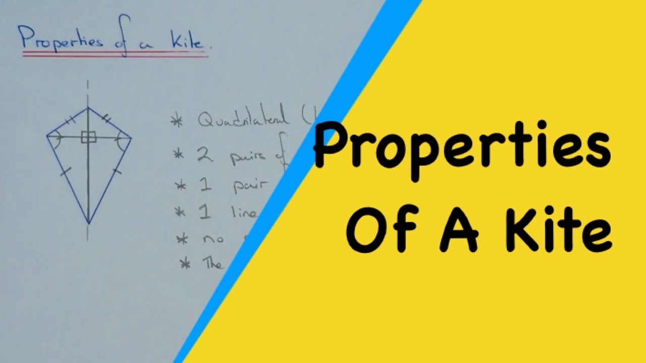 Mathematical Properties Of A Kite (Math Facts).