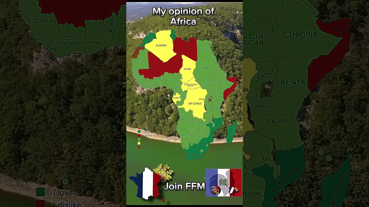 My opinion about africa #mapping #shorts