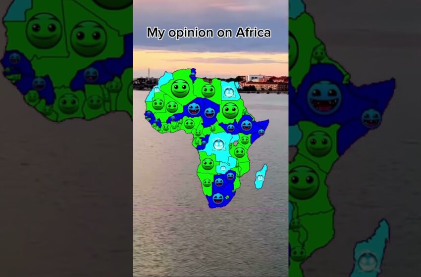  My opinion on Africa #Africa #countries #map #viral #shorts