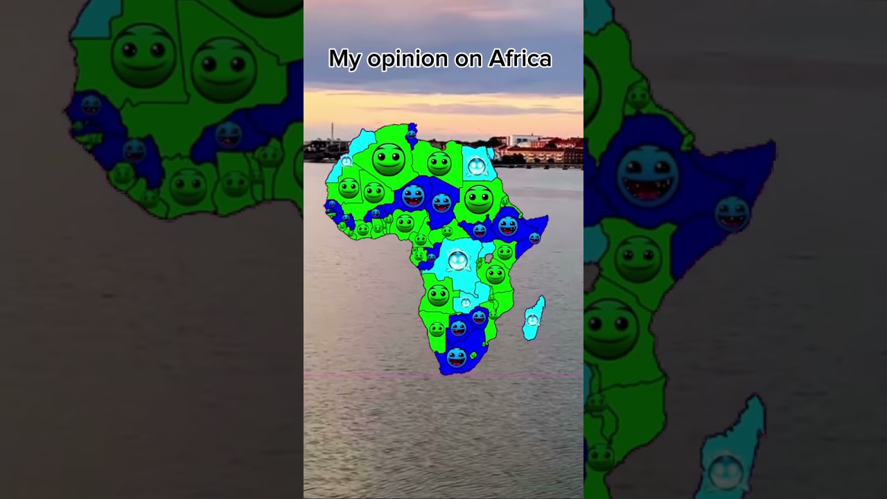 My opinion on Africa #Africa #countries #map #viral #shorts