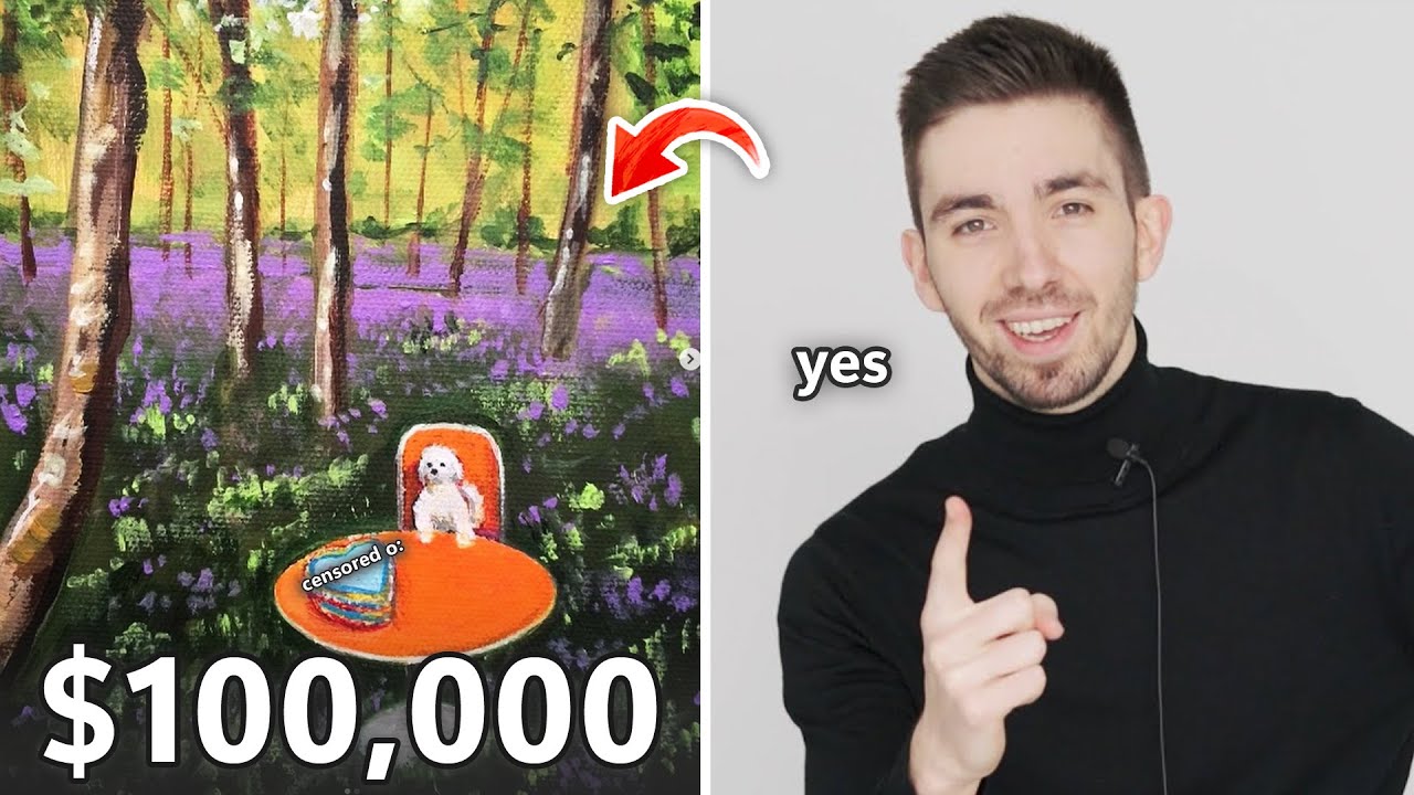 How to make 100k a Year Painting Memes 🤡